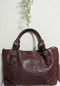 オーストリッチ　ハンドバッグ