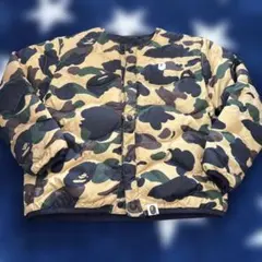 BAPE KIDS カモフラージュ ダウンジャケット 130