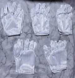 静電気防止手袋 滑り止め付き ストライプ 電子機器用 グローブ