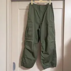 カーゴパンツ オリーブグリーン 4ポケット