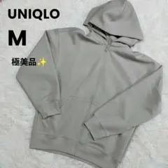 【極美品】ユニクロ　ドライスウェットリラックスパーカ　M