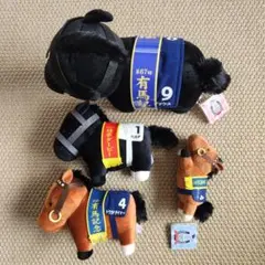 サラブレッドコレクション　競馬ぬいぐるみ　4点セット