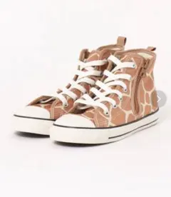 ☆匿名☆美品☆コンバース　オールスター　チャイルド　キッズ　ジラフスポット