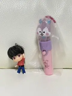 BT21MANG j-hopeライトスティックチャームフィギュアマスコットセット