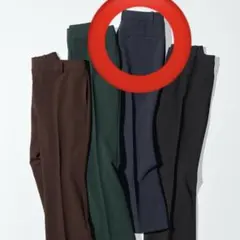 スマートフレアパンツ ネイビー