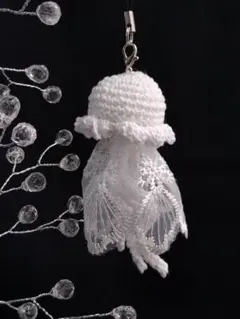 【ハンドメイド】クラゲのあみぐるみストラップ
