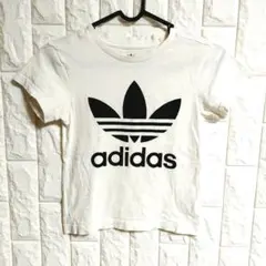 adidas(アディダス)トレフォイル（三つ葉）ロゴ　半袖Tシャツ 120 23