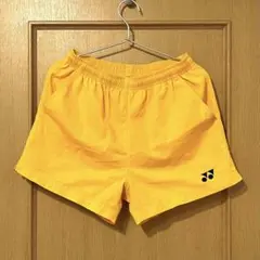 【超美品】 YONEX ハーフパンツ ユニM 超希少モデル コーンイエロー