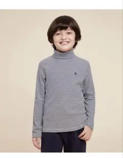 ミラレタートルネック長袖Tシャツ プチバトー 4才104cm