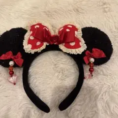 ミニーマウス風カチューシャ
