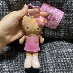 ハローキティ キーホルダー キティ　足長キティ　ドレス　日焼けキティ　足長