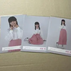 櫻坂46 遠藤理子　ワイシャツコーデ　セミコンプ　生写真