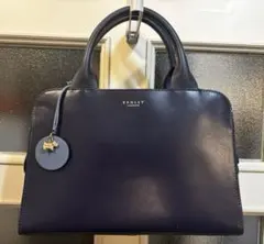 RADLEY ハンドバッグ ショルダーバッグ 袋あり ネイビー 本革