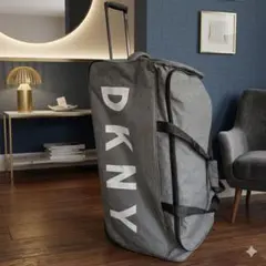 DKNY キャリーバッグ ボストンバッグ グレー - メルカリ