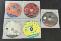 【ジャンク品】【PS2ソフト】DISKのみ 5つセット売り