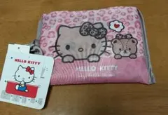 しまむら キティ エコバッグ ヒョウ柄 日焼け サンリオ ピンク