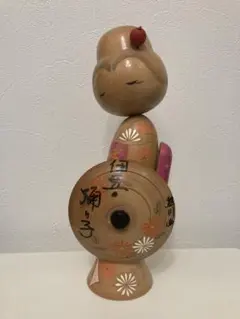 昭和時代物 伊豆の踊り子 小さく可愛いこけし人形 置物 民芸品 骨董