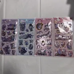 正規品 キラキラカプセルシール 4枚セット