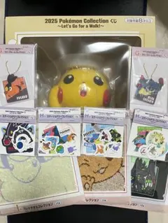 ポケモン一番くじ ラストワン賞ミニトレーつきピカチュウ ソフビフィギュアおまけ付