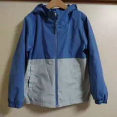 バイカラー フード付きジャケット