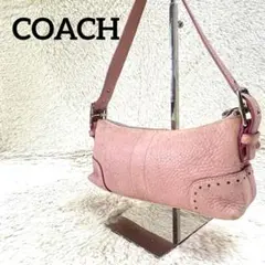 希少✨COACH コーチ レザー アクセサリーポーチ ショルダーバッグ 5052