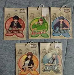 カラフルピーチ　じゃぱぱ、ゆあん、うり、どぬく、えと　トラベルステッカーセット