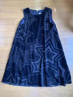 ⭐︎売切価格⭐︎ パーティー　ワンピース　ベルベット　ノースリーブ　星
