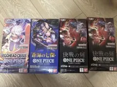 ワンピースカード 4box the best 1.2 王族の血統 神の島の冒険 - メルカリ