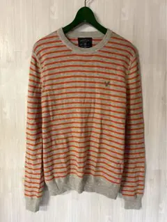 【18】AMERICAN EAGLE トレーナー　M ボーダー