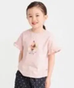 2枚セット キッズ 半袖Tシャツ アイスクリーム柄 ブルー ピンク 150のサムネイル