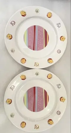 新生活！新品未使用Disney ぷーさんお皿2枚セット、ディズニー限定品非売品