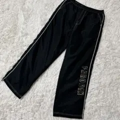 【c4772】✨美品✨イージーパンツ　ナイロン　ブラック　部屋着