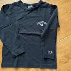 Champion ブラック 長袖カットソー 130