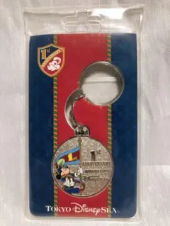 ディズニーシー 1周年 メダルキーチェーン