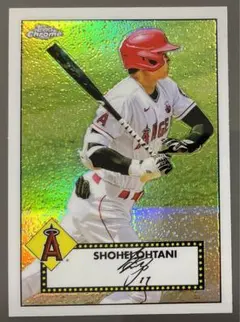 topps chrome プリントサイン サイン リフラクター 大谷翔平