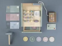 【新品未使用】リトルダッチ　木製おままごとセット　レジ　キャッシャー