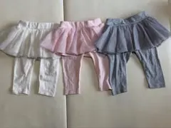 GAP ホワイトチュチュ付きレギンス 6-12M フォーマル　スカート