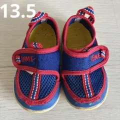 IFME キッズサンダル 青/赤　13.5