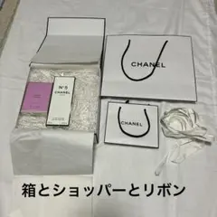 【フルセット】CHANELシャネル マグネット式 空箱 ショッパー2種 リボン付