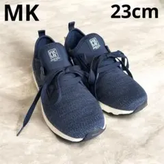 MICHEL KLEIN スニーカー ネイビー　軽量　中敷ソフトクッションMKのサムネイル