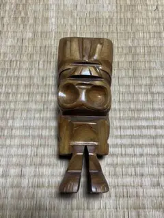 ハワイ 木彫り ティキ ハワイティキ wisdom 意味 ハワイアンティキ