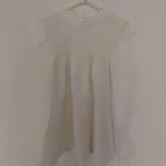 GRL ホワイトノースリーブシャツ 未使用　白　M