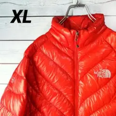 THE NORTH FACE★ダウンジャケット レッド 800フィル 軽量 XL
