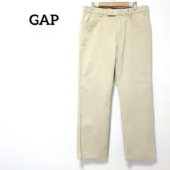 【GAP／ギャップ】L相当　コーデュロイ　ストレートパンツ　ベージュ　カジュアル