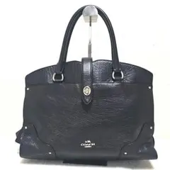COACH コーチ トートバッグ ブラック レザー ショルダー 美品