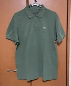 LACOSTE ポロシャツ　半袖　グリーン/緑　古着