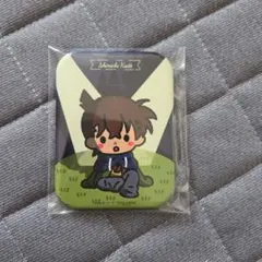 名探偵コナン　江戸川コナン(工藤新一)　スクエア缶バッジ