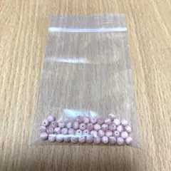 【最終お値下げ】ローズクォーツ　バラ　4mm  44粒　まとめ売り