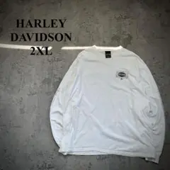 00s ハーレーダビッドソン（2XL）ハーレーロンT＊バーアンドシールドのサムネイル