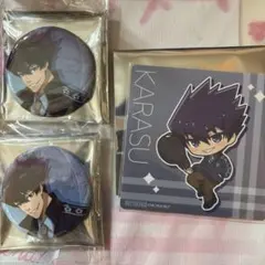 ブルーロック まねきねこ 特典 コースター 缶バッジ　烏旅人